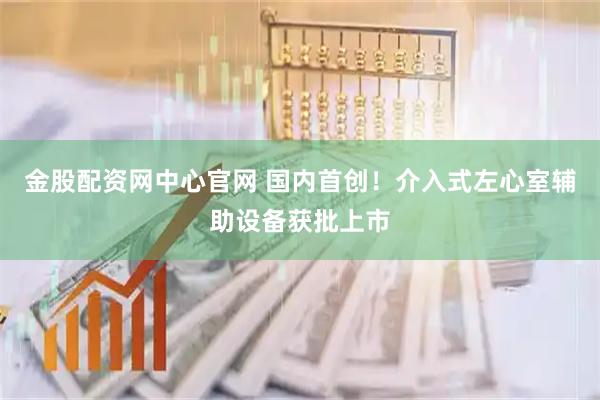 金股配资网中心官网 国内首创！介入式左心室辅助设备获批上市